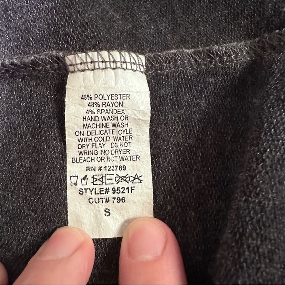 Alya dark gray sweater dress - Picture 6 of 6